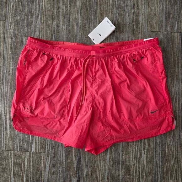 Nike Running Division 2-In-1 4" Shorts Dri-Fit ADV Pink FZ0609-629 New Men's 2XL - Picture 3 of 16